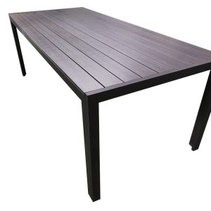 Paris Havebord I Nonwood 90x205cm Sort